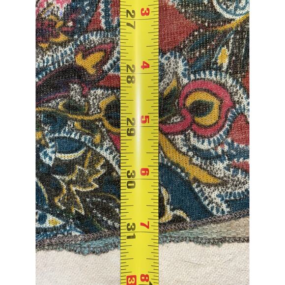 Radzoli Women's Whimsical Goth Knit Small Patchwork Tunic Top Multicolor - Picture 6 of 10